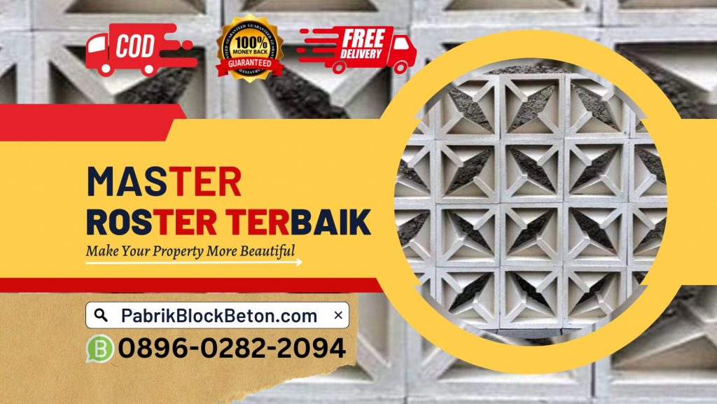 Pabrik Toko Tempat Jual Roster Ventilasi Lubang Angin Beton di Pesanggrahan Jakarta Selatan