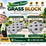 Pabrik Jual Grass Block Paving Rumput di Teluknaga